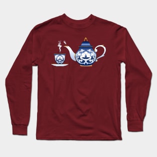 Teapot and cup Long Sleeve T-Shirt